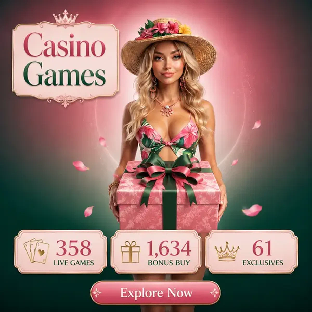 Gambloria Casino Games host presenteert welkomstgeschenk met 358 live spellen in het verschiet