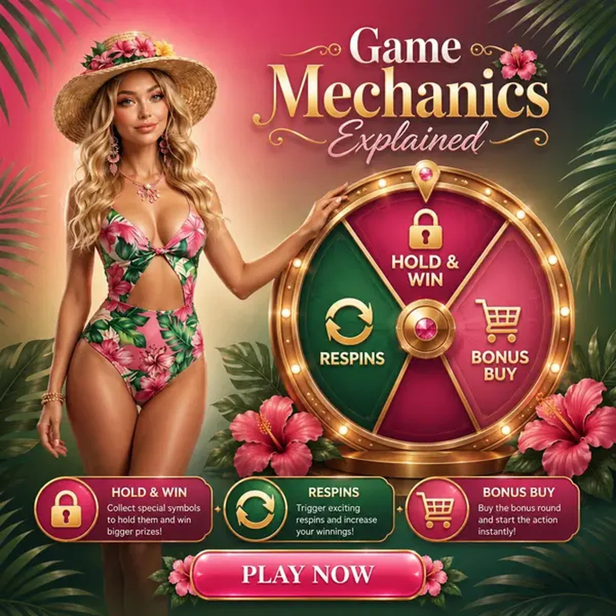 Speler draait prijzenwiel bij Game Format Mechanics en Hit Frequency Logic gokkasten hal